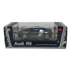 MJX R/C Technic Audi R8 1:20 Scale Silver & Black Radio Control Car 49 MHZ